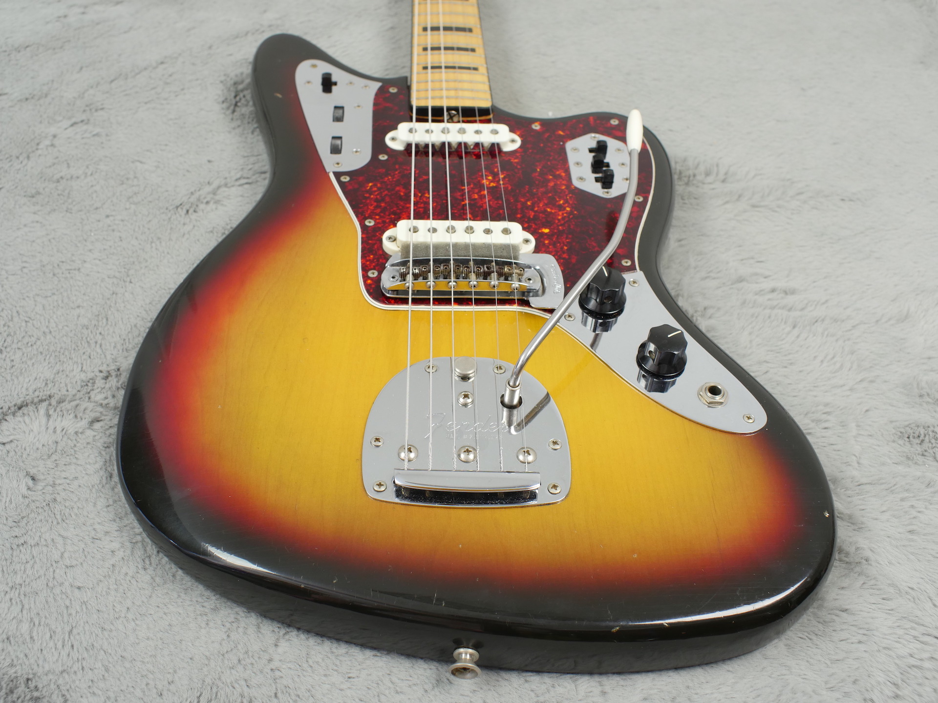1972 Fender Jaguar Maple Neck + OHSC RARE! ATB Guitars Ltd.