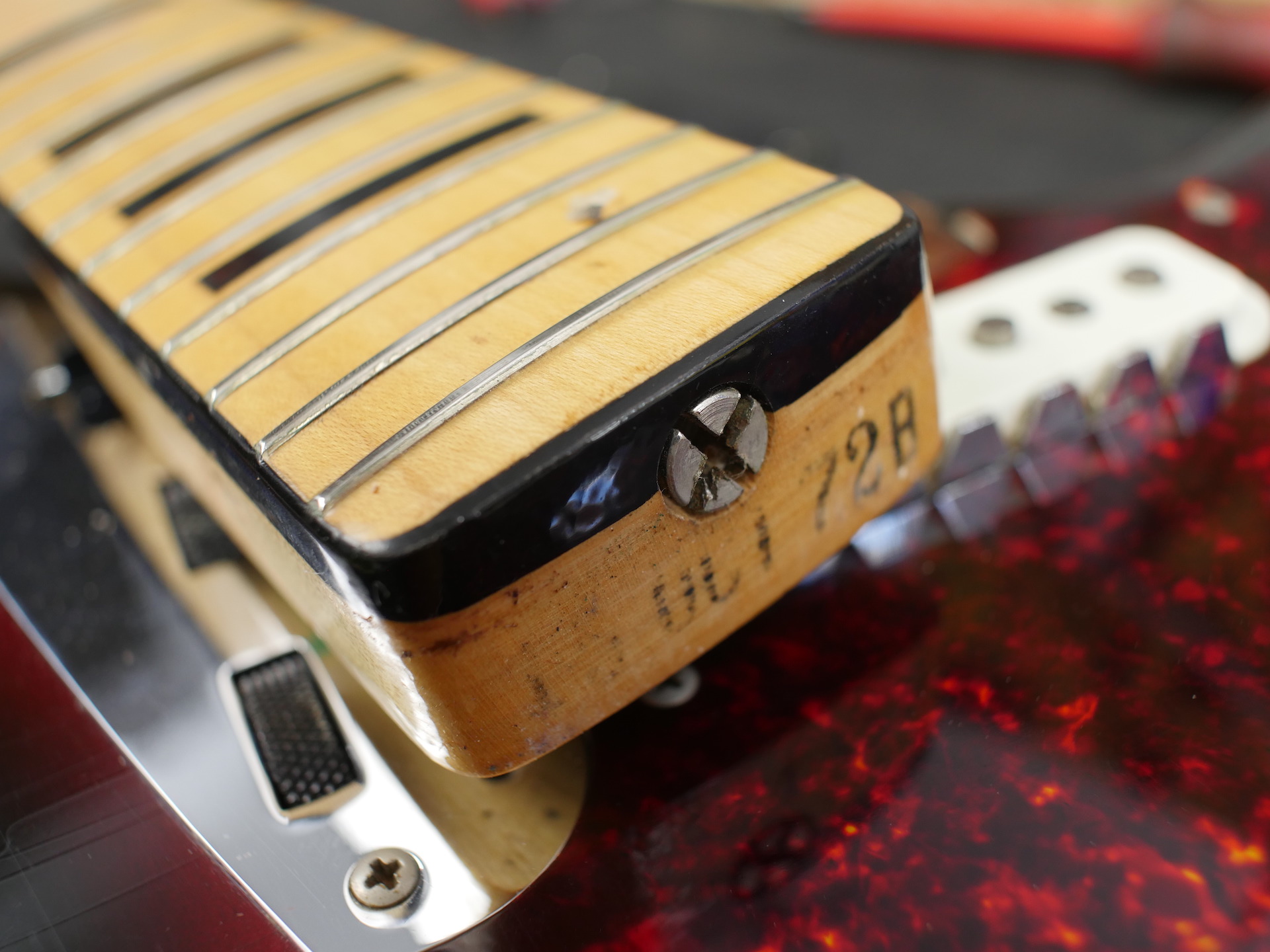 1972 Fender Jaguar Maple Neck + OHSC RARE! ATB Guitars Ltd.